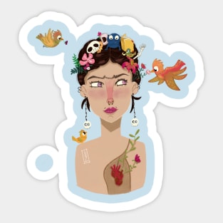 Frida kahlo Sticker